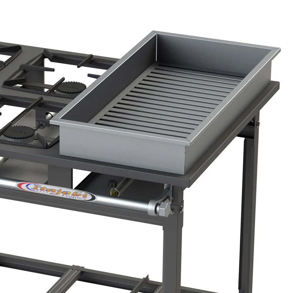 Fogão Industrial Itajobi 4 Bocas Alta Pressão e Banho Maria Ativo P7 - Imagem 3