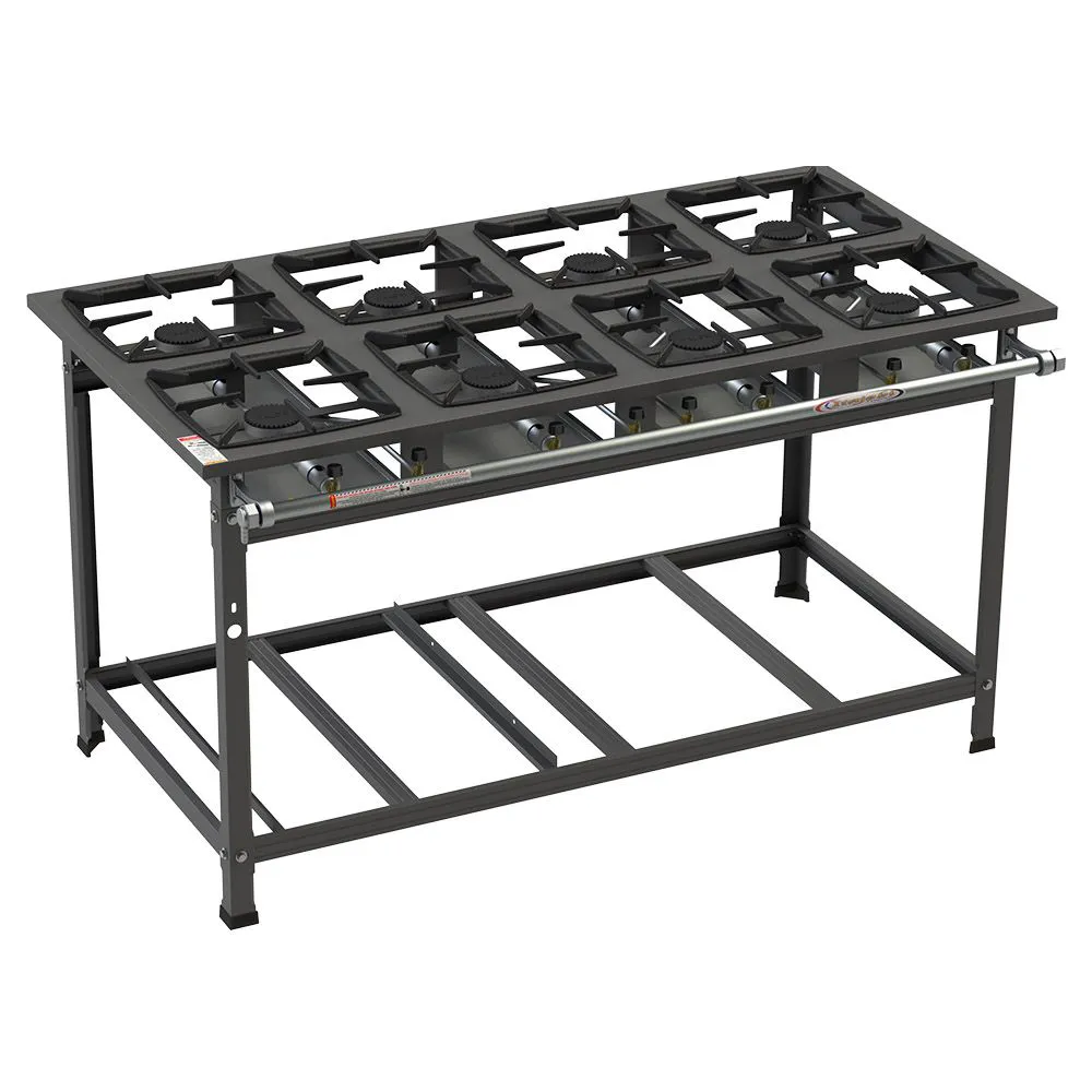 Fogão Industrial Itajobi 8 Bocas Alta Pressão Ativo P7