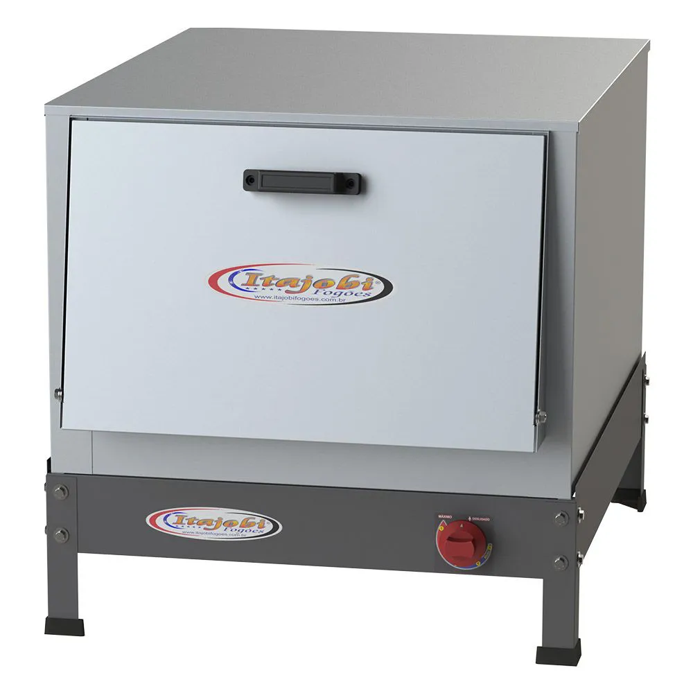Forno de Mesa Pequeno Itajobi Baixa Pressão com Tampa Inox