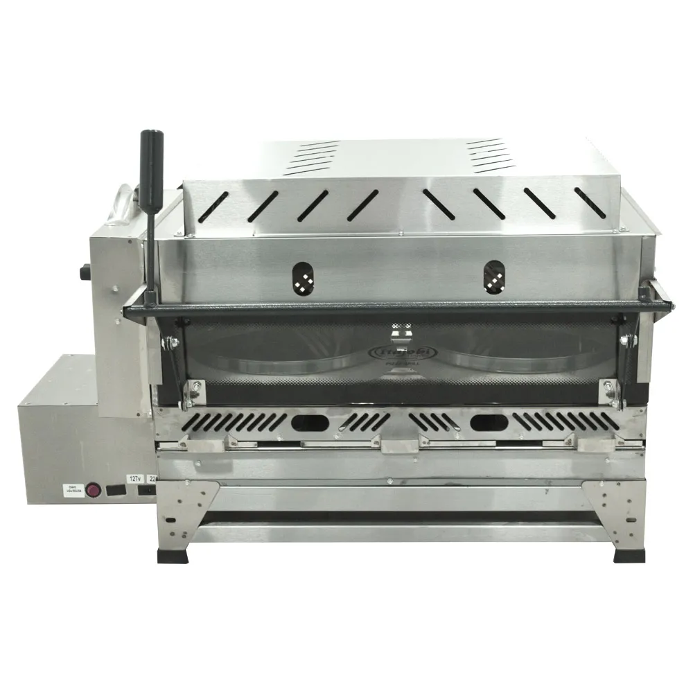 Forno de Pizza Grill Giratório Itajobi 71x43 cm com 2 Infravermelhos Refratário - Imagem 2