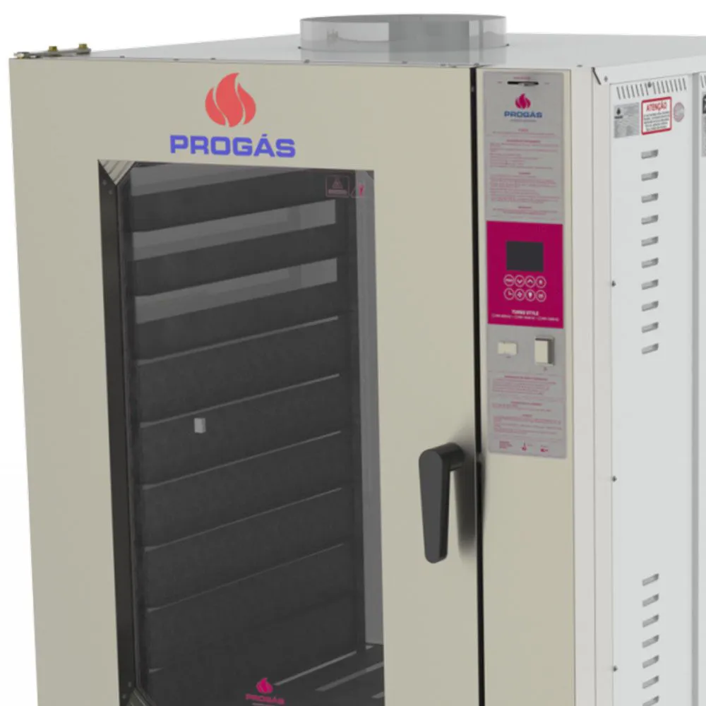 Forno Turbo Elétrico Progás 10 Esteiras Trifásico PRP-10000ELET ST 220V - Imagem 2