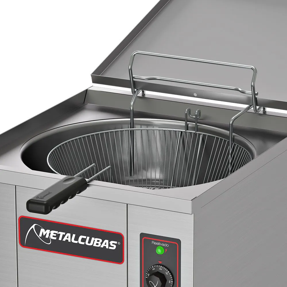 Fritadeira Elétrica Água e Óleo Metalcubas 35 Litros FAO1CR 220V - Imagem 3