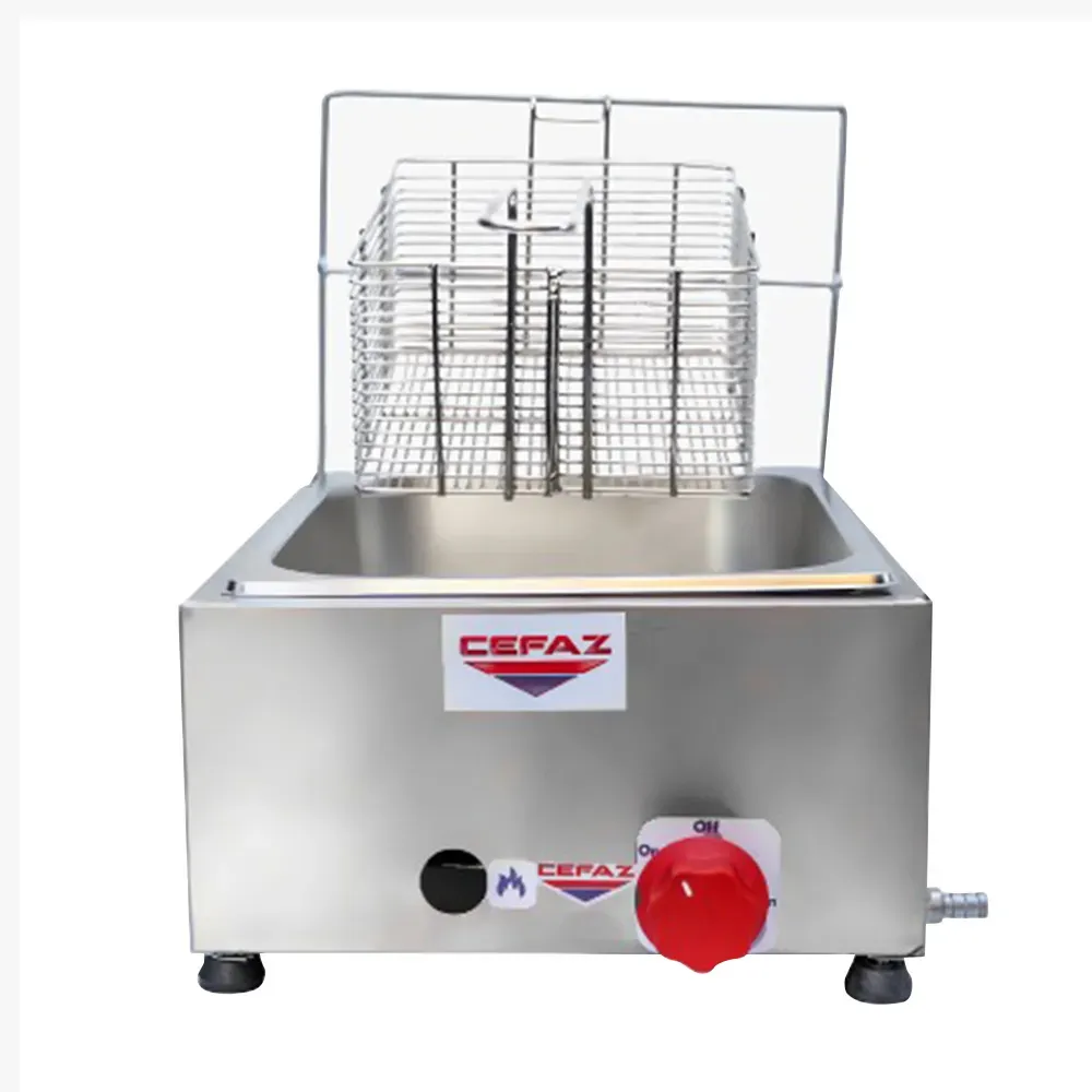 Kit Lanchonete Mesa de Manipulação 190x70cm + Fritadeira a Gás 1 Cuba + Chapa a Gás 60cm - Imagem 3