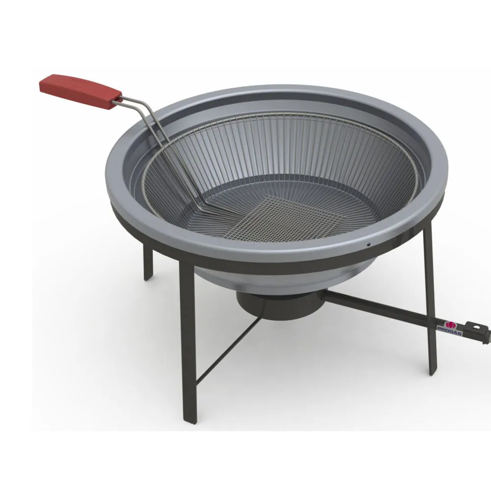 Tacho Fritador a Gás Progás 7 Litros Alta Pressão com Cesto PRT-07ST