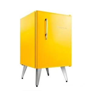 Frigobar Brastemp Retrô com 76 Litros de Capacidade e Controle Automático de Temperatura Amarelo - BRA08BY