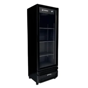 Refrigerador Expositor Vertical Vrs16 Todo Preto 410L Porta Vidro 220V - Imbera