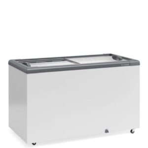 Freezer Horizontal Ghd400h Branco 400L 2 Tampa Vidro 127V - Gelopar