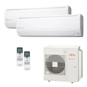 Ar Condicionado Multi-Split Fujitsu Inverter 45.000 Btu/h (2x 24.000) Quente/Frio 220V