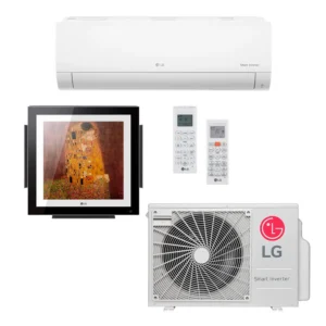 Ar Condicionado Multi-Split LG ArtCool Gallery Inverter 18.000 BTU/h (1x Evap 12.000 BTU/h + 1x Evap Gallery 9.000 BTU/h) Quente/Frio 220V