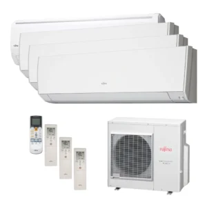 Ar Condicionado Multi Split Inverter Fujitsu 36.000 BTU/h (1x 7.000 1x 9.000 1x 12.000 e 1x 18.000) Quente/Frio 220V