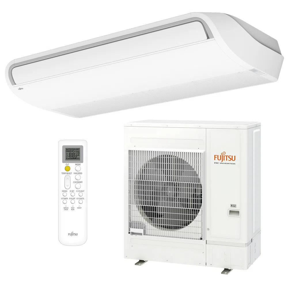 Ar Condicionado Piso Teto Inverter Fujitsu 45.000 BTU/h Quente/Frio 220v | Gás R32