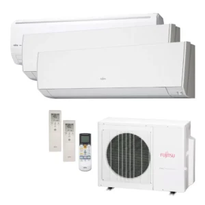Ar Condicionado Multi Split Inverter Fujitsu 23.000 BTU/h (2x 09.000 e 1x 18.000) Quente/Frio 220v
